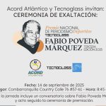 ESTE DOMINGO 14 DE SEPTIEMBRE, GALA DEL III PREMIO NACIONAL DE PERIODISMO DEPORTIVO TECNOGLASS – FABIO POVEDA MÁRQUEZ